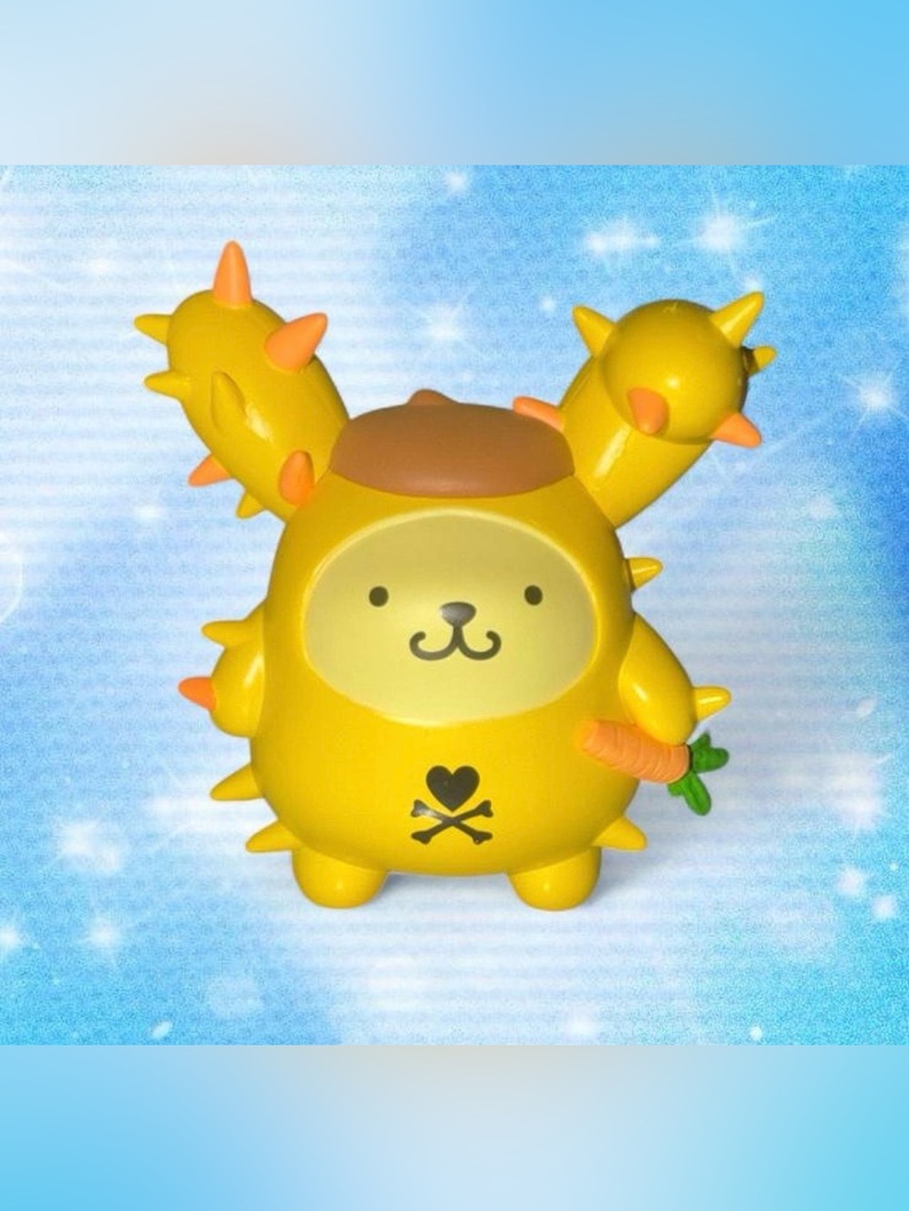 Pompompurin Tokidoki bunny cactus mini figure